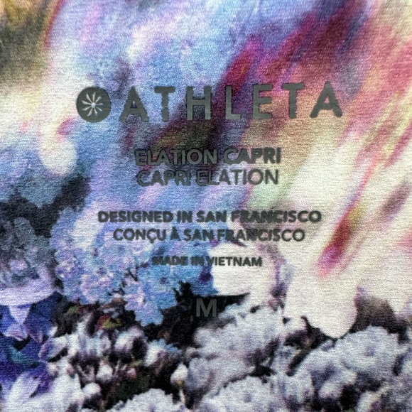 Athleta Women's Elation Printed Capri, Medium, Color- Renewed Bloom Chro… - Picture 7 of 8